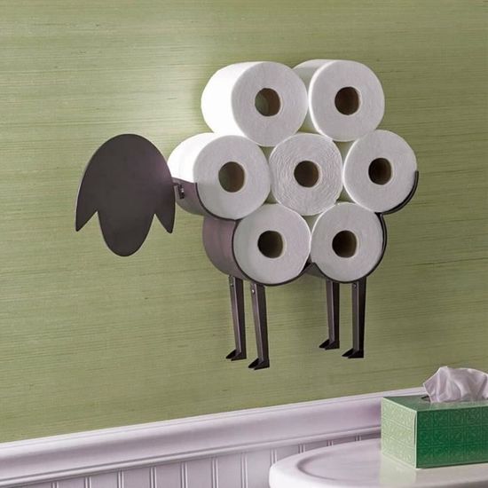 Porte Papier Toilette Mural Mouton