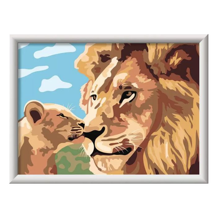 Ravensburger CreArt Kids – Peinture Par Numéros Lamborghini 18x24 Cm – Kit Complet Avec Cadre, Dès 7 Ans – Cadeau Créatif