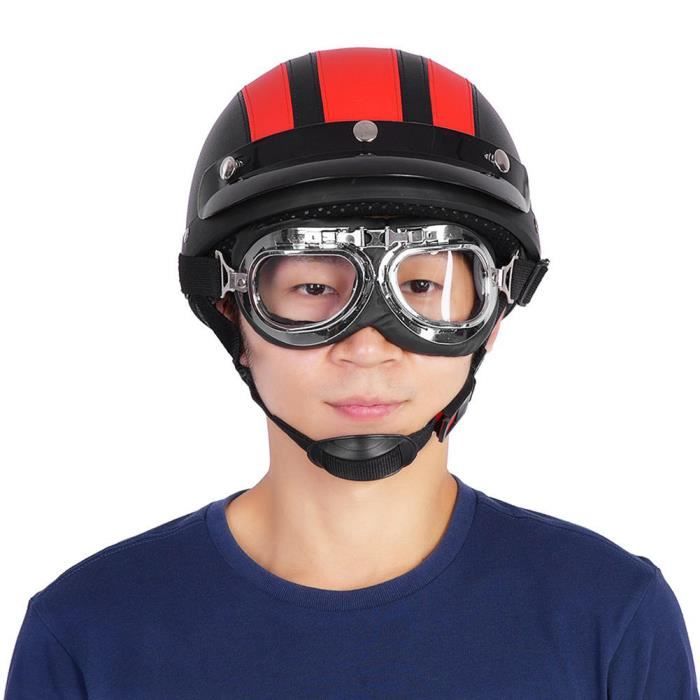 Masei - casque de motocross à visage demi ouvert pour hommes et femmes