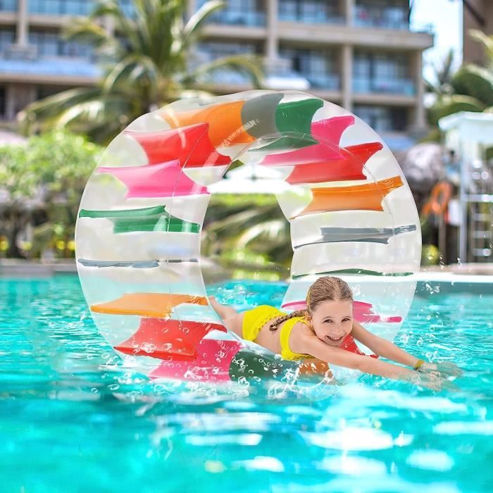 Bateau Gonflable Enfant,Jouet Piscine Flottant pour Été,Bateau Piscine Gonflable PVC pour Enfants,Float Tube Portable pour Piscine - Jeux - Jouets
