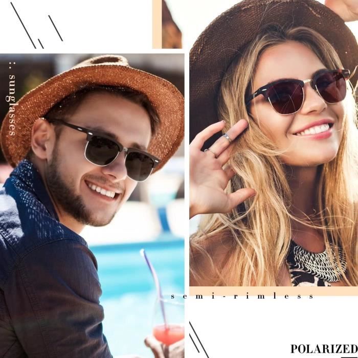 Lunette de hotsell soleil homme marron