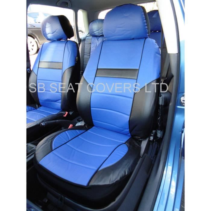 Bâche design spéciale adaptée à Volkswagen Golf 7 GTI 2014-present Blue  with white striping housse de voiture pour l'intérieur