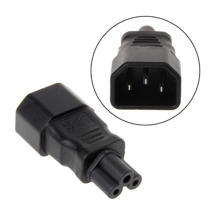 5Pcs Adaptateur Secteur Iec 320 C14 Prise De Connecteur Amovible 3Pin