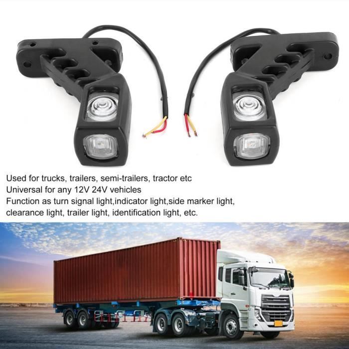 Feux de gabarit LED 12-24V pour camions camionnette remorque etc