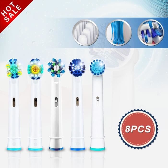 Têtes De Rechange Pour Brosse à Dents Oral-B - Lot De 4, 12, 16 Ou 20, Compatibles