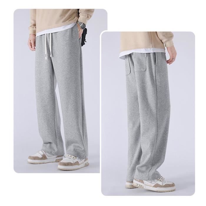 Pantalon Homme Taille standard elastiquee cordon Casual Sport Ample Printemps et autome