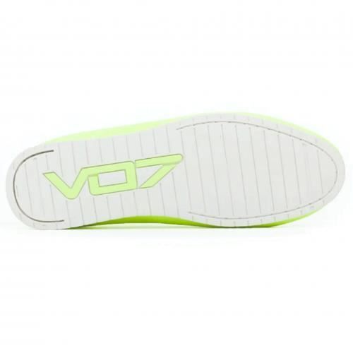 Basket Homme VO7 Jaune FLuo Sneakers en Nylon Respirant Jaune