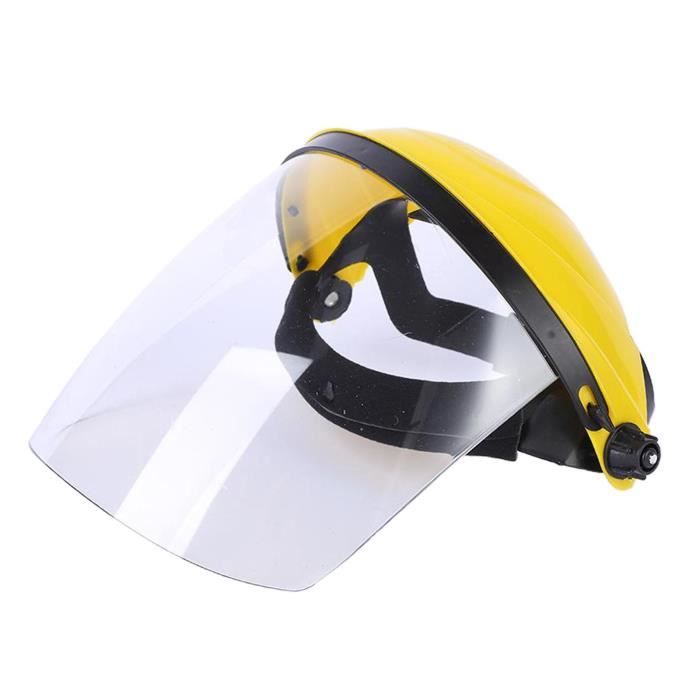 Visière De Protection Faciale Montée Sur Tête - Polycarbonate Transparent - Pour Travail Du Bois, Meulage, Médical