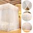 Moustiquaire Princesse De Luxe Jaune 180x200x200cm - Rideau Lit Baldaquin 3 Ouvertures