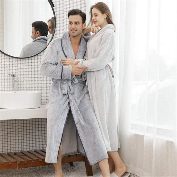 Robe de chambre avec boutons outlet
