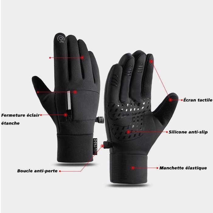 Gants En Cuir Doublé Thinsulate Pour Homme – Chauds, Tactiles, Heatguard