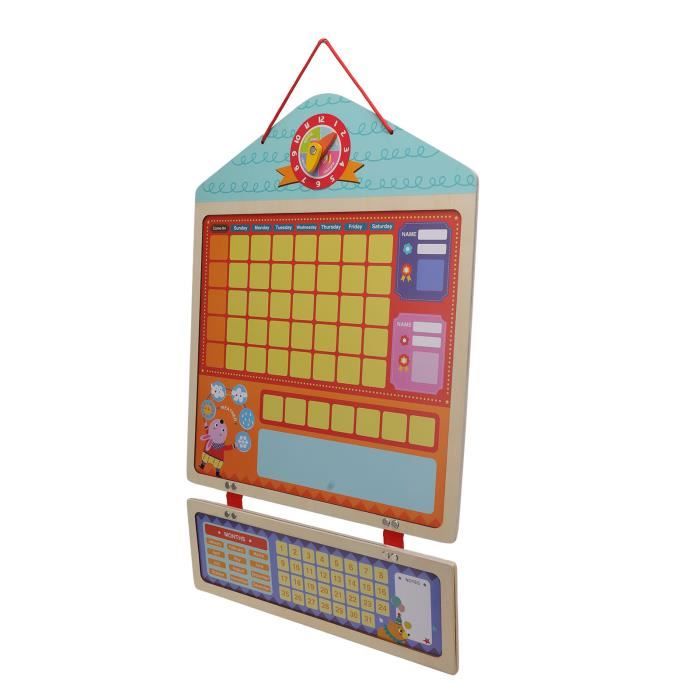 Tableau Magnétique Planificateur De Tâches Et Récompenses Pour Enfants A3 – Inclus 4 Stylos, Système éducatif