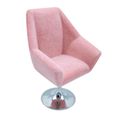 1/12 échelle Dollhouse Fauteuils Chaises longues Poupées Maison Chaise Miniature Meubles pour Salon Décor, jouer Jouets pour Rose-3