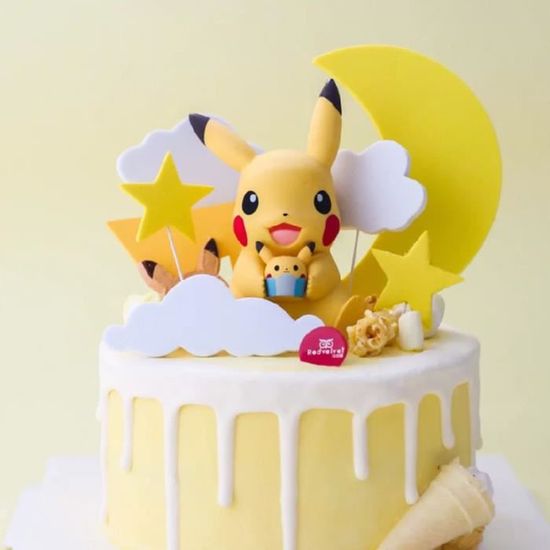 1 Pcs Pokemon Pikachu Pvc Action Figure Jouet De Bande Dessinee Figurine Poupee Collection Modele Jouets Cadeau Gateau Decor Cdiscount Maison
