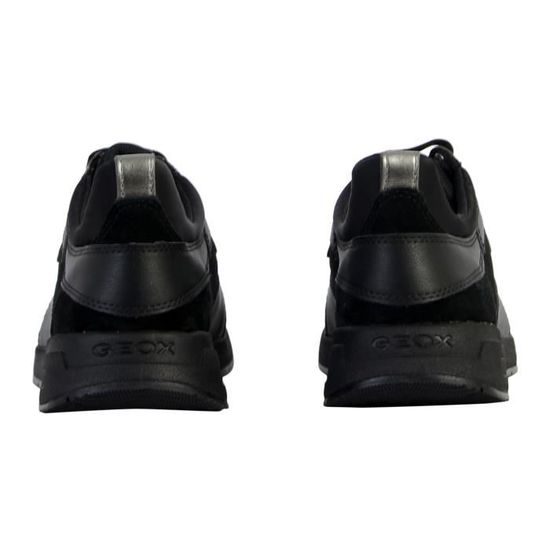Geox black trainers on sale