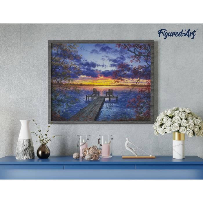 Figured' Art Peinture par numéros sur toile Adultes Livre de paysage – Kit de peinture Figured' Art Peinture par numéros sur toile Adultes Livre de paysage – Kit de peinture