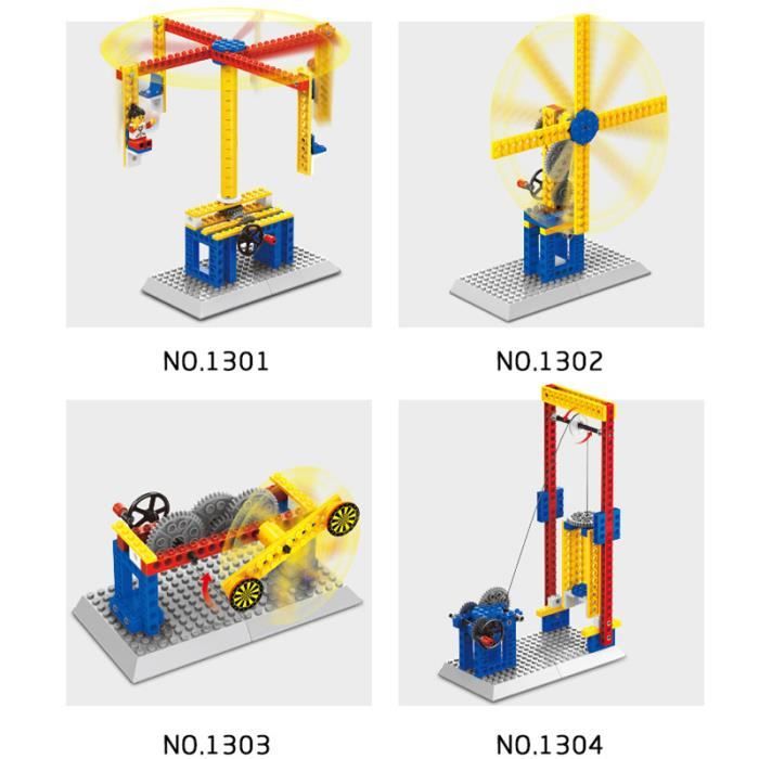 Jouets Educatifs Pour Enfants Assembling Building Blocks Toys Machines D ingenierie de Puissance Ascenseur Cdiscount Jeux Jouets