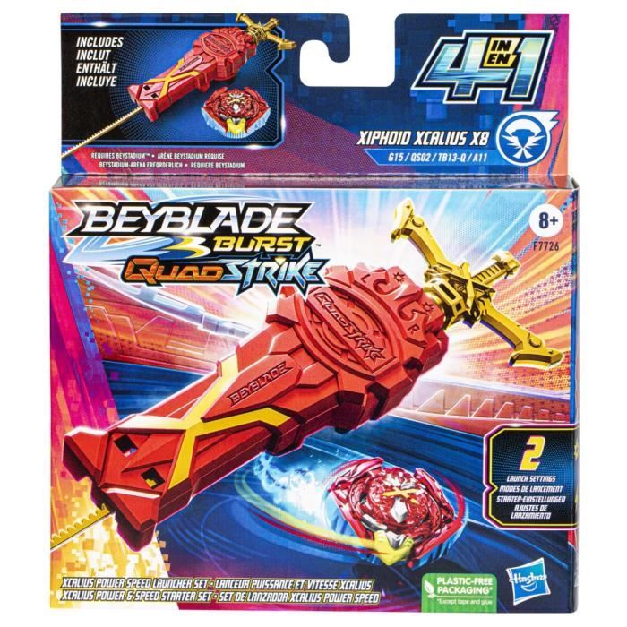 Set de combat Beyblade Burst Speedstorm Motor Strike - arène Beystadium - 2  toupies et 2 lanceurs - Cdiscount Jeux - Jouets
