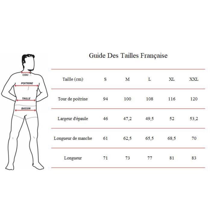 Guide Taille Veste 46 Homme Veste De Ski Homme HUGO En