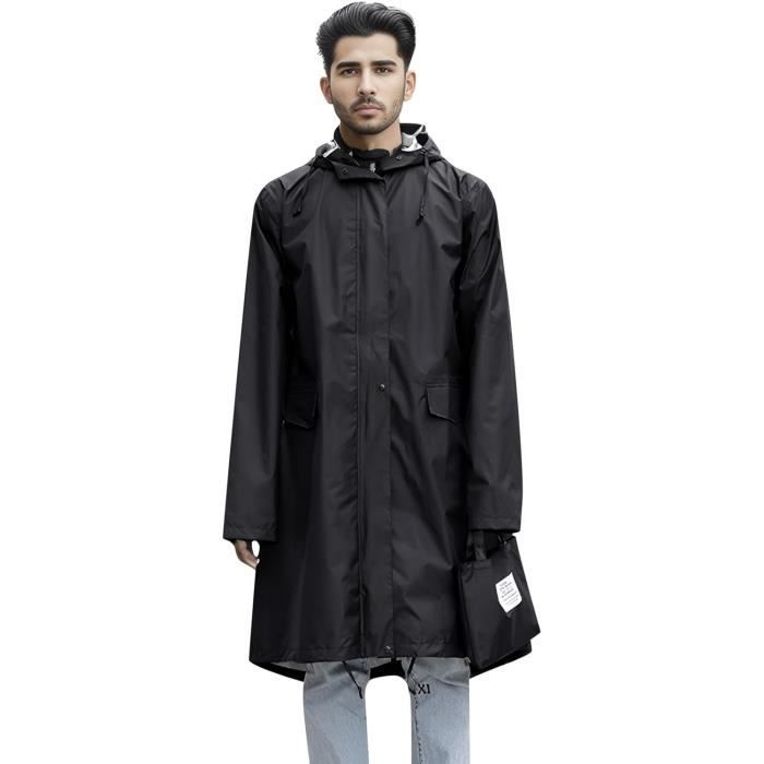 Impermeable homme long avec capuche top