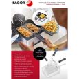 FAGOR FG124 - Friteuse Electrique - 4L - 2000W - 1,8 Kg de frites - 3 Paniers - Filtre carbone anti odeurs - Corps en inox-4