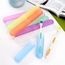blanc et marron support aussi pour brosses /à dents /électriques accessoire de salle de bain en bambou et plastique InterDesign Formbu porte-brosse /à dent