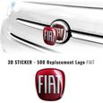 Autocollant Fiat 3D Remplacement Logo pour 500-0