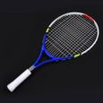 YOSOO raquette de tennis en alliage Raquette de tennis simple à cordes durables pour l'entraînement des enfants (bleu)-0
