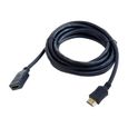 Gembird CC-HDMI4X HDMI avec câble d'extension Ethernet HDMI (M) pour HDMI (F) 50 cm-0