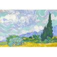 Puzzle 1000 pièces : Van Gogh : Champ de blé av…-0
