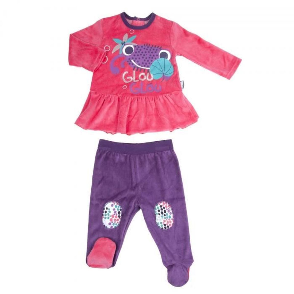 Pyjama Bebe Fille 2 Pieces Glouglou Family Girl Taille 6 Mois 68 Cm Cdiscount Maison