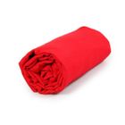 EMINZA Drap housse - Uni - Coquelicot - 180 x 200 cm - 100% coton - Lit 2 personnes