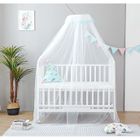 MKISHINE Ciel de lit / moustiquaire bébé + support flèche de lit Ciel de lit protecteur pour lits et paniers bebe