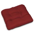 Lot de 6 coussins pour chaise, banc de jardin et canapé - Rouge foncé - SuperKissen24