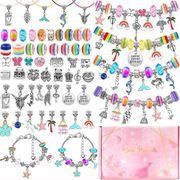 Laucentral Cadeau Fille 5-12 Ans, Enfant Jouet, Pandora Bracelet Bijoux  Enfants Fille, Charms Bracelet Kit Fabrication Creation Bijoux, Kit Cratif,  Id