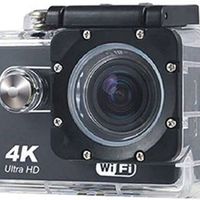 KLACK Caméra d'action 4K Noir (4K Ultra HD - Wi-Fi)