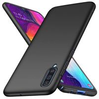 Coque Samsung Galaxy A70, Anti-Rayures Antichoc PC Rigide Ultra-mince Léger Finition Matte Protection pour Galaxy A70, Noir