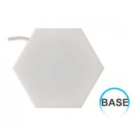 Base hexagonale de LED connectable blanche 160x185mm, 3.5W, 200LM 2x30 cm Blanc