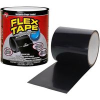 SHOP-STORY - Bande Adhésive Ruban Hydrofuge et Waterproof Ultra-résistante Flex Tape Noir