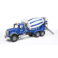 Camion toupie à beton BRUDER MACK Granite Série Super Pro - Bleu - 65 cm