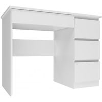 MESO - Bureau droit style moderne bureau/chambre d’ado - 98x51x76 cm - 4 tiroirs