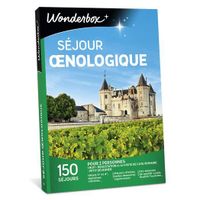 Wonderbox - Coffret cadeau - Séjour œnologique - 150 séjours dédiés à l’œonologie