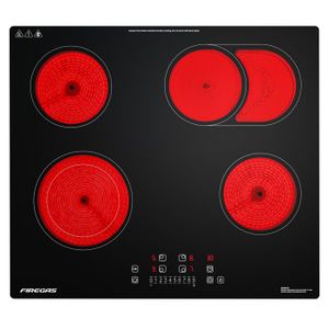 Table De Cuisson De'Longhi SF57ASV 5 Brûleurs, 1 Triple Couronne, Sable, 68x50 Cm, Encastrable