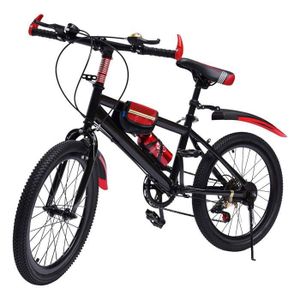 Vélo enfant BMX 20 pouces de 6-10 ans  Blanc et Rouge. Blanc Et Rouge -  Cdiscount Sport