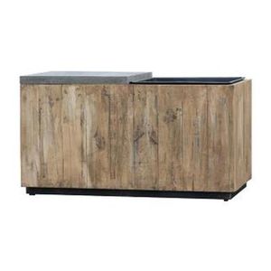 Env Dehner Jardiniere Casa Mesh En Plastique Effet Rotin Marron 75