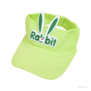 CHAPEAU - BOB Enfants chapeau de soleil large bord vide haut chapeaux chapeau de plage filles mignonnes chapeaux Chapeau à Visière Vert