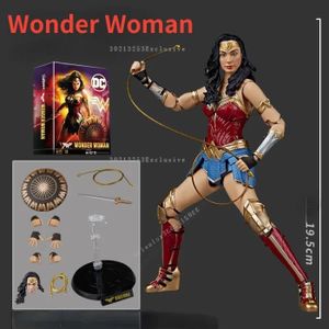 ROBOT - ANIMAL ANIMÉ Wonder Woman - Figurines d'action Anime, Jouets modèles, Collection loisirs, Har joy dc flash batman smile ma