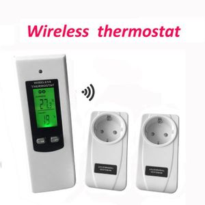 THERMOSTAT D'AMBIANCE Thermostat d'ambiance,Thermostat numérique sans fil,contrôleur de température ambiante,fonction de chauffage et de - SET TWO PLUS