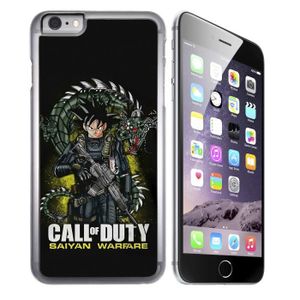 COQUE - BUMPER Coque iPhone 6-6S - Call of Duty x Dragon Ball Sai
