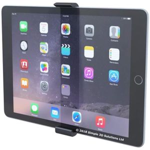 Compatible avec Cuisine TFY Support Mural pour Tablette et Smartphones Chambre Salle de Bain Salle de Lecture et Plus Encore Noir